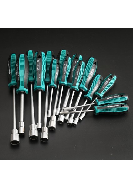 H11.0MM 3MM-14MM Metal Altıgen Soket Sürücü Anahtarı Tornavida Somun Anahtarı Nutdriver Araba Oto Tamir El Aracı Tornavida Parafusadeira (Yurt Dışından) modelleri