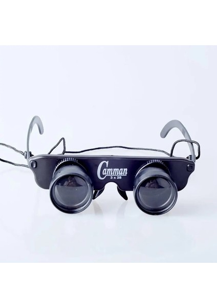 Bir Büyüteç Gözlük Tarzı Balıkçılık Optik Dürbün Teleskop Yürüyüş Konser Futbol Oyunu Açık Siyah (Yurt Dışından) fiyatları