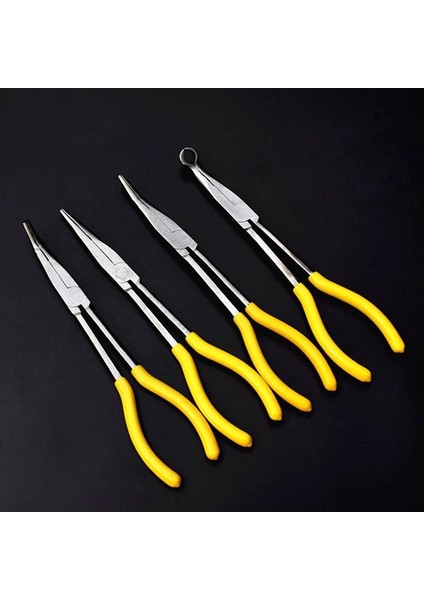 Style-04 Yüksek Karbonlu Çelik Uzun Kargaburun Düz Bükülmüş Uçlu Mekanik Ekipman El Aletleri (Yurt Dışından) fiyatları