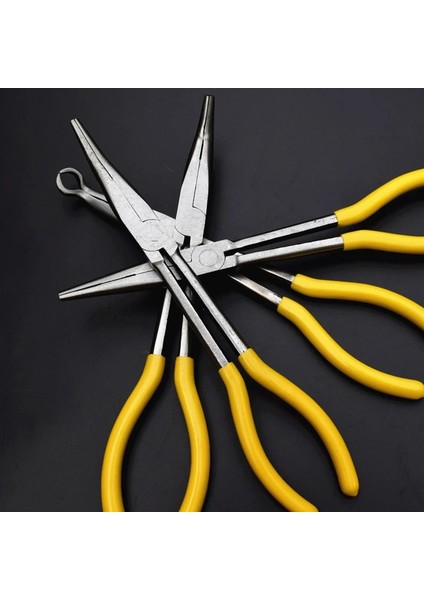 Style-04 Yüksek Karbonlu Çelik Uzun Kargaburun Düz Bükülmüş Uçlu Mekanik Ekipman El Aletleri (Yurt Dışından) fırsatları