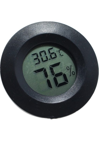 02 1pc Mini Dijital Termometre Higrometre Sıcaklık ve Nem Kapalı Bilgisayar Odası LCD Enstrüman Ev Sensörü Yüksek Doğrulukla (Yurt Dışından)