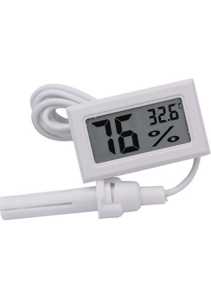 Sıcaklık Nem 1.5 M Kapalı Açık Mini Dijital LCD Sıcaklık Sensörü Test Cihazı Nem Ölçer Termometre Higrometre Ölçer 1 M Su Geçirmez Prob (Yurt Dışından) fırsatları