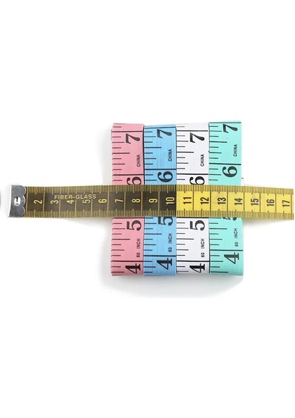 Pembe Taşınabilir Mezura Vücut Ölçüm Cetveli Dikiş Terzi Mini Yumuşak Düz Cetvel Santimetre Metre Pe Ölçüm Bandı 150 Cm/60 Inç (Yurt Dışından)