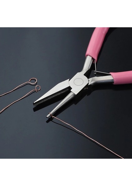 Pk E5BE Içbükey Pense Profesyonel Mücevher Yapımı Aracı Karbon Çelik 1 Takım Dıy Takı Aracı 5 "döngü Şekillendirme Pense Pembe (Yurt Dışından) fiyatları