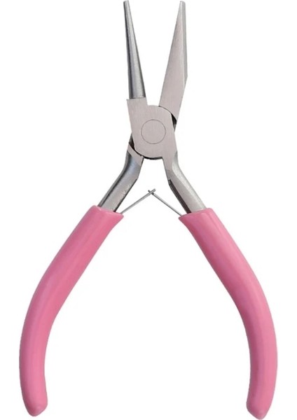 Pk E5BE Içbükey Pense Profesyonel Mücevher Yapımı Aracı Karbon Çelik 1 Takım Dıy Takı Aracı 5 "döngü Şekillendirme Pense Pembe (Yurt Dışından) indirimleri