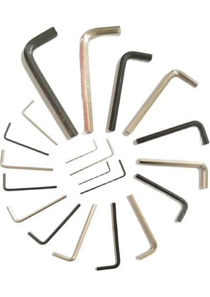 Gümüş 1.27MM 1 Adet Allen Anahtarı L Şekilli Gümüş Siyah Altıgen Altıgen Anahtar Allen Anahtarı 0.9mm 1.27MM 1.5mm 2mm 2.5mm 3mm 4mm 5mm 6mm 8mm (Yurt Dışından) modelleri