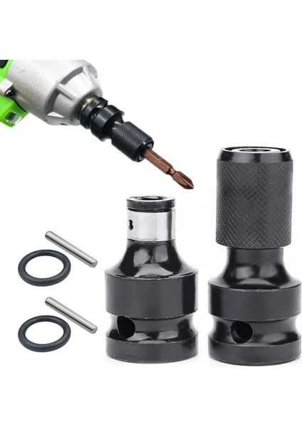 Tip 04 Evrensel Adaptif Anahtar Adaptör Soketi Cırcır Tork Anahtarı Adaptörü 1/2 Inç Kare 1/4 Inç Altıgen Cırcır Soket Dönüştürücü (Yurt Dışından)
