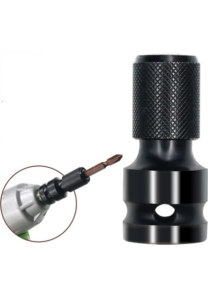 Tip 04 Evrensel Adaptif Anahtar Adaptör Soketi Cırcır Tork Anahtarı Adaptörü 1/2 Inç Kare 1/4 Inç Altıgen Cırcır Soket Dönüştürücü (Yurt Dışından)