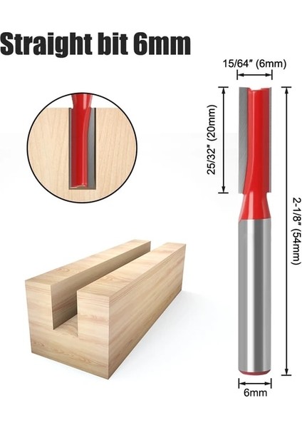 6mm No.2 1 Adet 6mm 1/4 "şaft Yönlendirici Bit Düz Zıvana Çekirdek Kutusu V Kırlangıç Gömme Kırpma Koyu Roman Ogee Pah Uçları Üzerinde Yuvarlama (Yurt Dışından)