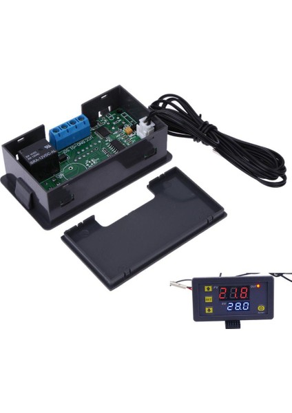 DC24V W3230 Mini Dijital Sıcaklık Kontrol Cihazı 12V 24V 220V Termostat Regülatörü Isıtma Soğutma Kontrolü Termoregülatör Sensörü ile (Yurt Dışından) fırsatları