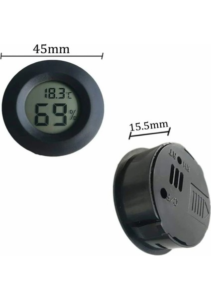 Yeşil 1 Adet Mini LCD Dijital Termometre Higrometre Termograf Pet Oto Araba Buzdolabı Dondurucu Test Cihazı Sıcaklık Nem Ölçer Dedektörü (Yurt Dışından) fiyatları