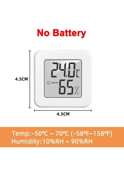 D Mini LCD Dijital Termometre Higrometre Ev Kapalı Elektronik Sıcaklık ve Nem Ölçer Mutfak Buzdolabı Termometreleri (Yurt Dışından)