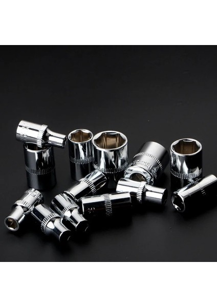 14MM-ADET 1 Adet 1/4 "sürücü Altıgen Soket Anahtarı Kafa 25MM Uzunluk Cr-V Alaşım Altıgen Cırcır Anahtarı Soket Oto Tamir Için El Aleti (Yurt Dışından)