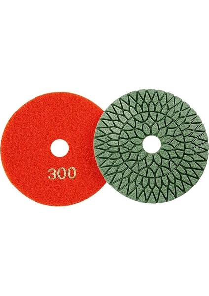 300GRIT Elmas Parlatma Pedleri 100MM Islak Parlatma Pedi Granit Taş Beton Mermer Parlatma Kullanımı Taşlama Diskleri Elektrikli El Aletleri (Yurt Dışından)