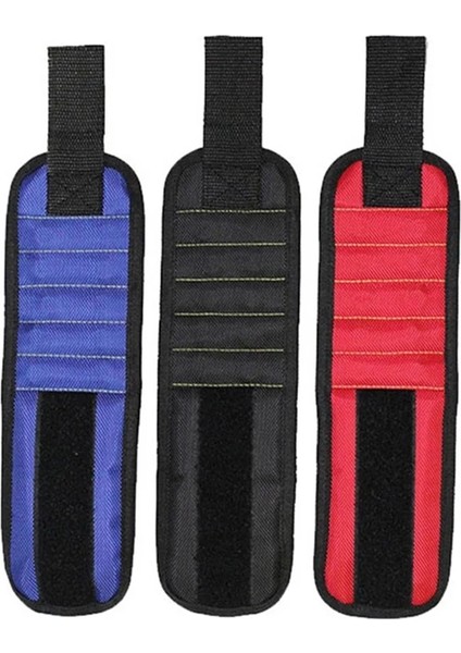 Mavi Manyetik Bilek Alet Çantası Güçlü Mıknatıs Bilek Desteği Bandı Tutma Vidaları Tırnak Bilezik Kemer Elektrikçi Araçları (Yurt Dışından) indirimleri