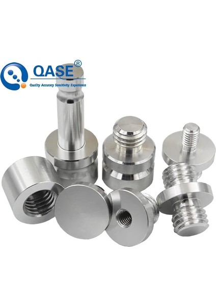 M8-Somun Qase 5/8 1/4 3/8 1/8 Inç M8 M10 Adaptör Bağlantı Vidası Prizma Gps Merkezleme Kutup Çubuk Sızdırmazlık Kapağı Haritalama Kaşık Net 1 Adet (Yurt Dışından)