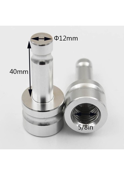M8-Somun Qase 5/8 1/4 3/8 1/8 Inç M8 M10 Adaptör Bağlantı Vidası Prizma Gps Merkezleme Kutup Çubuk Sızdırmazlık Kapağı Haritalama Kaşık Net 1 Adet (Yurt Dışından)