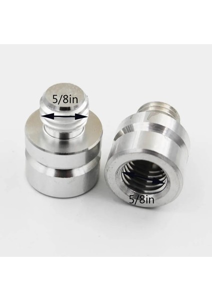 M8-Somun Qase 5/8 1/4 3/8 1/8 Inç M8 M10 Adaptör Bağlantı Vidası Prizma Gps Merkezleme Kutup Çubuk Sızdırmazlık Kapağı Haritalama Kaşık Net 1 Adet (Yurt Dışından)