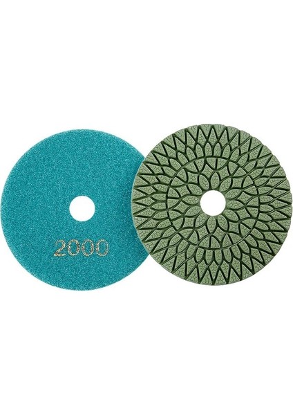 2000 Grit Elmas Parlatma Pedleri 100MM Islak Parlatma Pedi Granit Taş Beton Mermer Parlatma Kullanımı Taşlama Diskleri Elektrikli El Aletleri (Yurt Dışından)