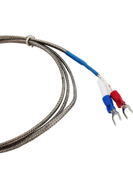 M6 Tip K 2m Termokupl Dişi M6 Vida K -Tipi PT100 1/2/3/4/5m Prob Sensörü Sıcaklık Sensörü 0-400°C Sıcaklık Kontrol Cihazı (Yurt Dışından)