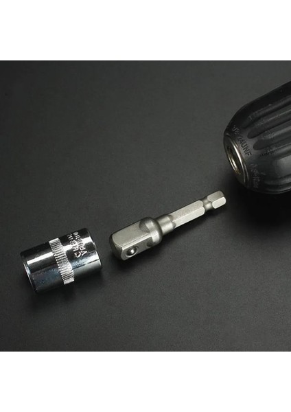 Uzun 3 Adet/takım 1/4 "3/8" 1/2" Altıgen Anahtar Kol Uzatma Çubuğu Hex Elektrikli Matkap Ucu Sürücü Soket Uçları Seti Elektrikli Tornavida Uçları (Yurt Dışından)