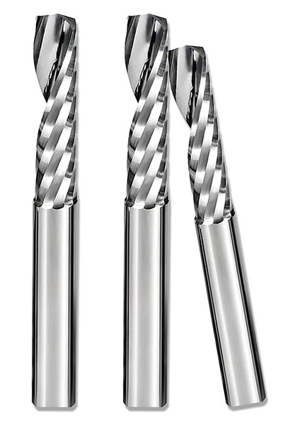 3.175X2.0X8 1 Adet Tek Flüt Spiral Kesici Cnc End Mill Karbür Yönlendirici Bit Akrilik Pvc Mdf Freze Kesicisi Aaa Kalite (Yurt Dışından)