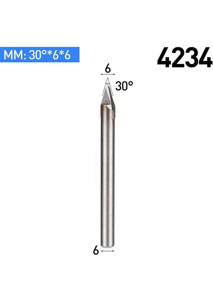 4234 Huhao 1 Pc Sinterlenmiş Cnc Aracı Taş Oyma Uçları Mermer Fayans Sondaj Alaşım Mektup Gravür Ince Kabartma Bluestone Granit Üzerinde (Yurt Dışından)