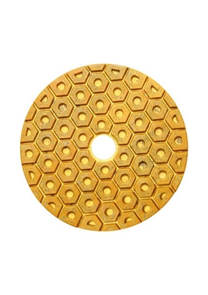 No 4 400,1 Adet 4 Inç Rıjıleı 4 Inç Süper Elmas Parlatma Pedi 100MM Bakır Metal Bond Mermer Granit Taş Için Islak Parlatma Pedi Hızlı Taşlama (Yurt Dışından)