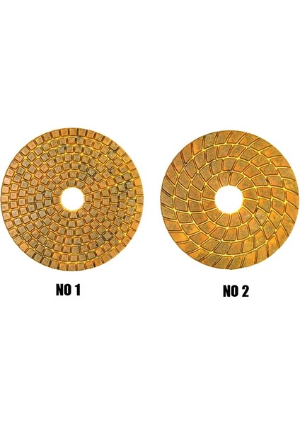 No 4 400,1 Adet 4 Inç Rıjıleı 4 Inç Süper Elmas Parlatma Pedi 100MM Bakır Metal Bond Mermer Granit Taş Için Islak Parlatma Pedi Hızlı Taşlama (Yurt Dışından)
