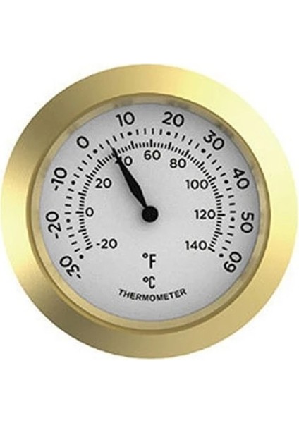 TERMOMETRE-37MM Termometre Higrometre Mini Küçük Araba Kontrol Paneli Termometre Sıcaklık Monitörü (Yurt Dışından)