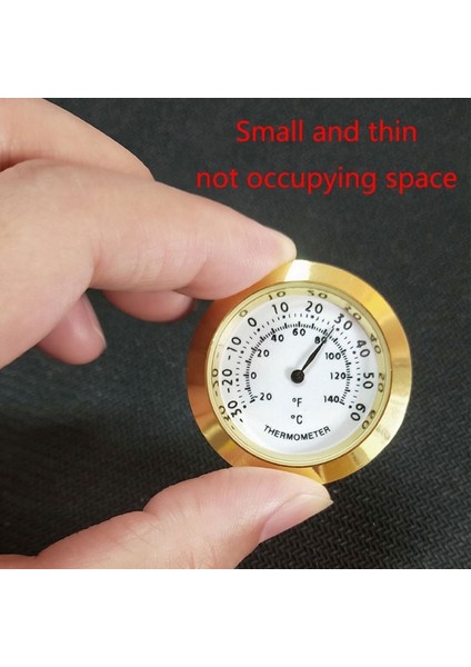 TERMOMETRE-37MM Termometre Higrometre Mini Küçük Araba Kontrol Paneli Termometre Sıcaklık Monitörü (Yurt Dışından) fırsatları