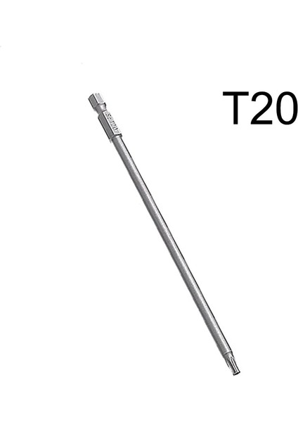 T40 Kurcalamaya Dayanıklı Güvenlik Bit Manyetik Bit Seti Torx Tornavida Düz Kafa 1/4 "hex Uçları 150MM Uzun T8 T10 T15 T20 T25 T27 T30 T40 (Yurt Dışından) indirimleri
