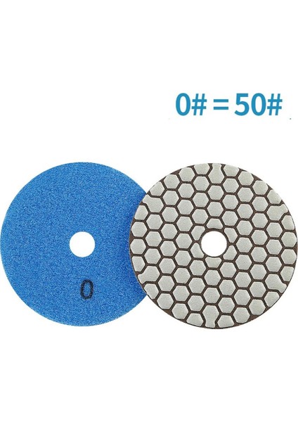 500GRIT 1 Adet 4 Inç Elmas Reçine Kuru Parlatma Pedi 0/1/2/3/5 Grit Taşlama Güç Aracı Parlatma Taşlama Cesur Aracı (Yurt Dışından)