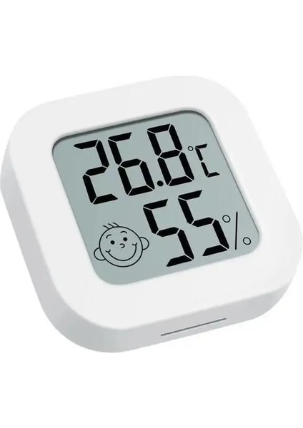 F LCD Nem Ölçer Dijital Termometre Higrometre Kapalı Sıcaklık Ortam Termometresi Ev Dijital Termometre (Yurt Dışından)
