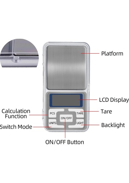 0.01G-500G 200G/300G/500G x 0.01G /0.1g/mini Presicion Cep Elektronik Dijital Ölçeği Altın Takı Dengesi Gram Ölçekler (Yurt Dışından)