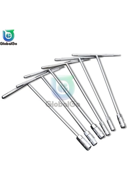T8 T Şeklinde El Aleti Altıgen Soket Anahtarı 7mm 8mm 9mm 10MM 12MM 13MM 15MM 17MM Metrik T-Kollu Anahtarı Genişletilmiş T-Lokma Anahtarı (Yurt Dışından) fiyatları