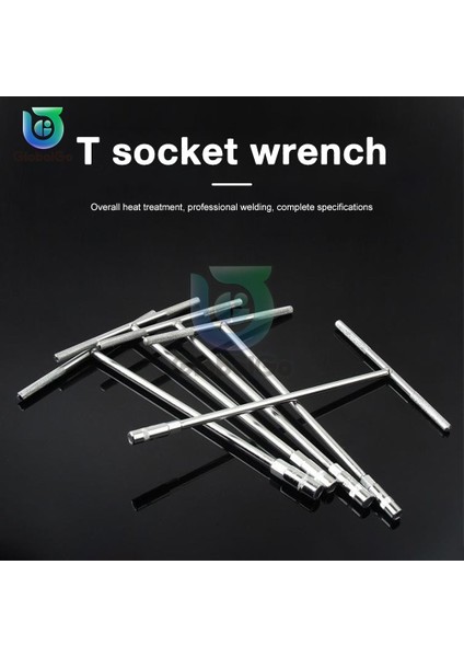 T8 T Şeklinde El Aleti Altıgen Soket Anahtarı 7mm 8mm 9mm 10MM 12MM 13MM 15MM 17MM Metrik T-Kollu Anahtarı Genişletilmiş T-Lokma Anahtarı (Yurt Dışından) modelleri