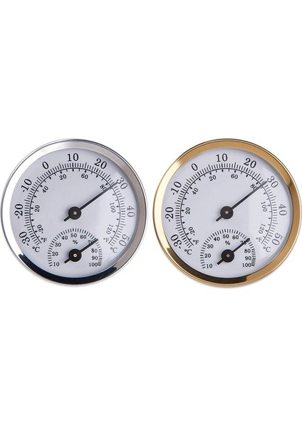 Yeni 50X50MM 1 Adet Duvara Monte Sıcaklık Nem Ölçer Termometre Higrometre Sauna Odası Ev Dropship (Yurt Dışından) fiyatları