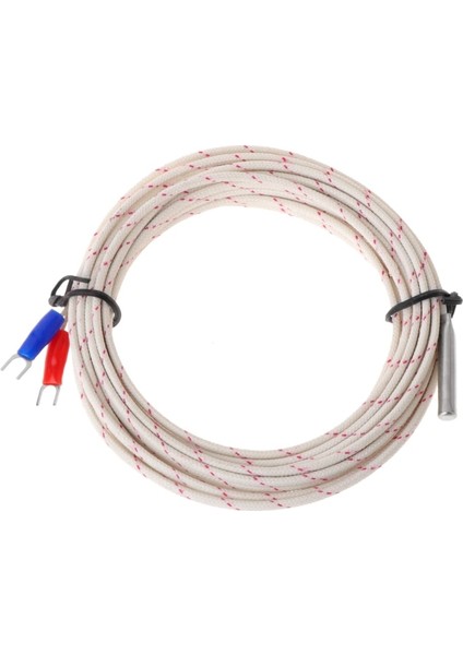 1m Termokupl Sıcaklık Kontrol Sensörü 0-600C K Tipi Tel 1m 5m Prob 5X30MM (Yurt Dışından)
