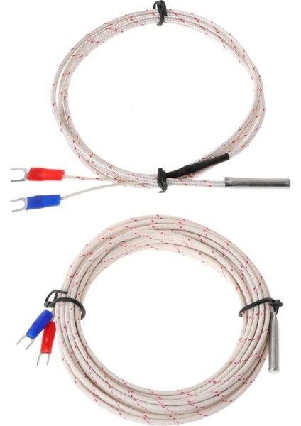 1m Termokupl Sıcaklık Kontrol Sensörü 0-600C K Tipi Tel 1m 5m Prob 5X30MM (Yurt Dışından)