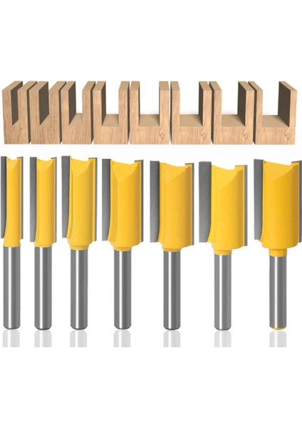 1L4X5L8X30 1/4 /6.35 mm Şaft Düz Bit Tungsten Karbür Tek Çift Flüt Freze Ucu Ahşap Freze Kesici Ağaç Işleri Için 1 Adet (Yurt Dışından) fiyatları