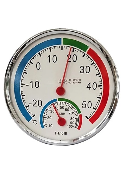 Beyaz Işaretçi Termometre Termohigrometre Higrometre Kapalı Açık 2 In 1 Duvara Monte Masaüstü Sıcaklık Nem Ölçer Ev (Yurt Dışından)
