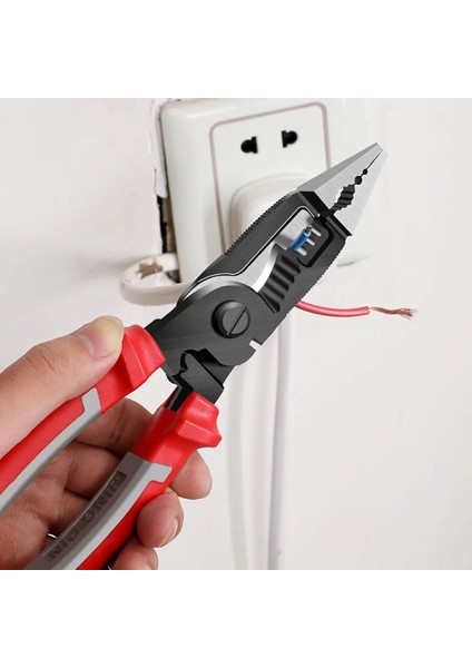 Sarı 9 In 1 Elektrikli Pense Uzun Burun Elektrikçi Tel Sıyırma Kesici Yalıtım Terminali Elektrik Kelepçesi Kablo Tamir El Aleti (Yurt Dışından) modelleri