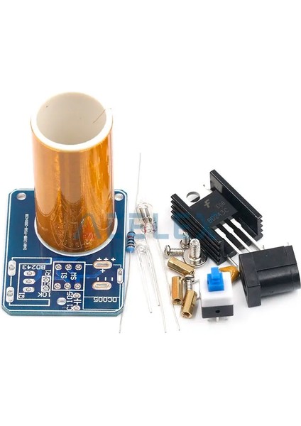 Kaynak Yok BD243 Mini Tesla Bobini Kiti Sihirli Sahne Dıy Parçaları Boş Işıklar Teknolojisi Diy Elektronik BD243C (Yurt Dışından)