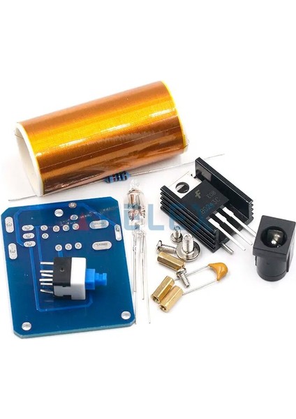Kaynak Yok BD243 Mini Tesla Bobini Kiti Sihirli Sahne Dıy Parçaları Boş Işıklar Teknolojisi Diy Elektronik BD243C (Yurt Dışından)