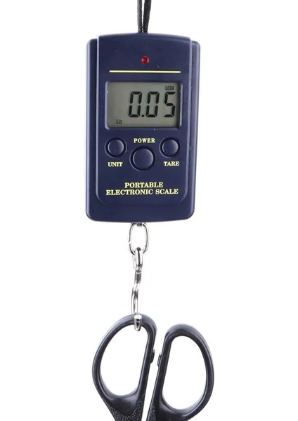 40 kg x 10G Mini Dijital Ölçek Balıkçılık Bagaj Seyahat Ağırlık Steelyard Asılı Elektronik Kanca Ölçeği Mutfak Ağırlık Aracı (Yurt Dışından)