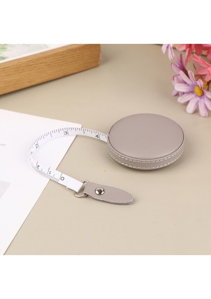 Gri 1.5 M Yumuşak Mezura Çift Ölçekli Vücut Dikiş Esnek Ölçüm Cetvel Vücut Ölçme Araçları Terzi Zanaat (Yurt Dışından)