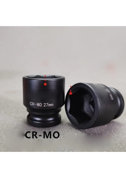 9mm 1/2 "sürücü Kısa Darbe Lokma Seti Adaptörü Hava Prizleri Kafa Cr-Mo 6 Noktalı Pnömatik Soket 17 19 41 46MM Oto Araba Tamir Araçları (Yurt Dışından) modelleri