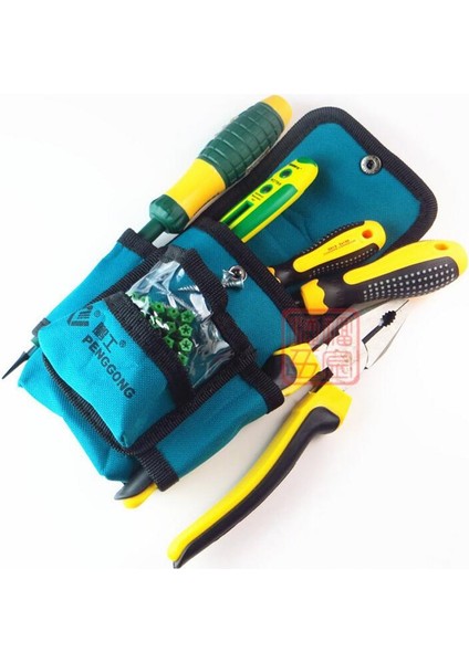 Kemer ile 1 Adet Çok Fonksiyonlu Tamir Çantası Cep Alet Çantası Su Geçirmez Oxford Kumaş Alet Takımı Cepler Bel Kemeri Elektrikçi Için (Yurt Dışından) fiyatları