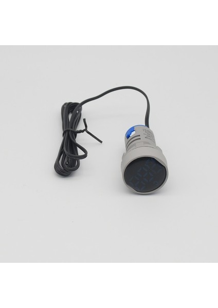 Mavi -20-+199°C Sıcaklık Yuvarlak Panel LED Dijital Ekran Sıcaklık Ölçer AC50-380V Mini Test Cihazı Dedektör Ölçer Elektrikli (Yurt Dışından)